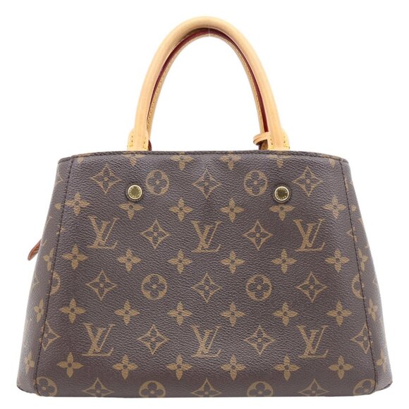 Louis Vuitton  Montaigne BB Monogram Canvas Shoulder Bag Brown - Picture 4 of 13